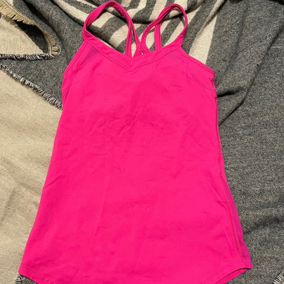 Lulu lemon pink workout tank top - Picture 1 of 2